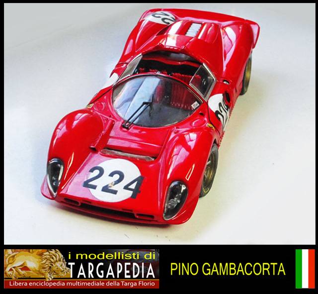 Targa Florio 1967 - Ferrari 330 P4 - Jouef 1.18 (1).jpg